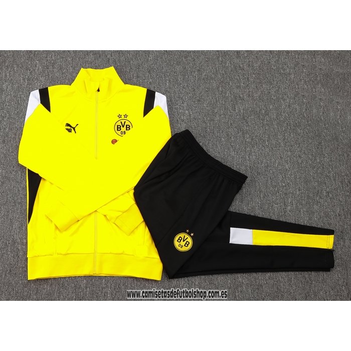 Chandal de Chaqueta del Borussia Dortmund 23-24 Amarillo